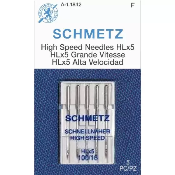 Aiguilles Schmetz HLx5 High Speed n°100